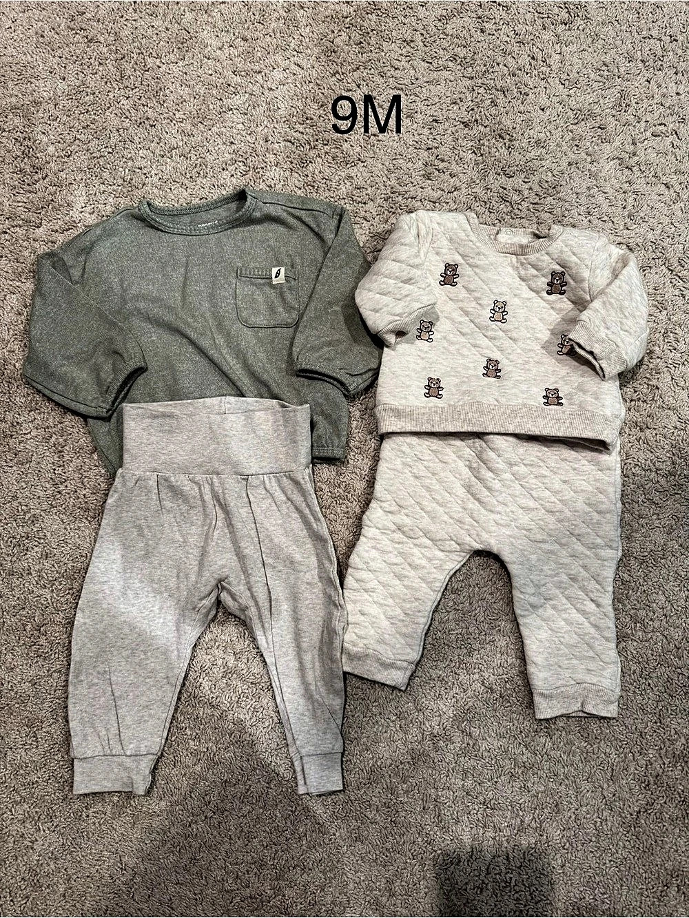 Bundle of gender neutral baby clothes